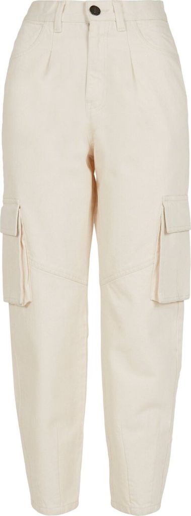 Urban Classics Ladies - Ballon-Fit Cargo Hose sand beige XL