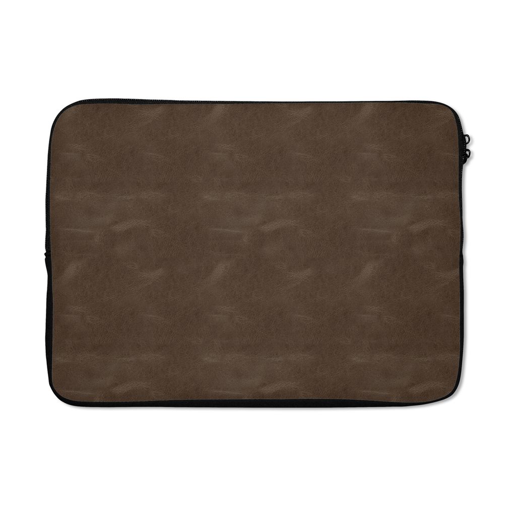 MuchoWow Laptop Hülle 13 Zoll Leder - Braun - Tiere Laptoptasche - Laptophülle - Sleeve - Rundumschutz