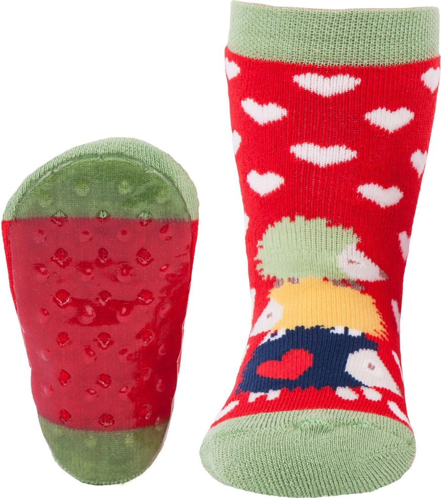 Ewers Mädchen Stoppi - Antirutsch Socken Gr. 17-18 * Igel
