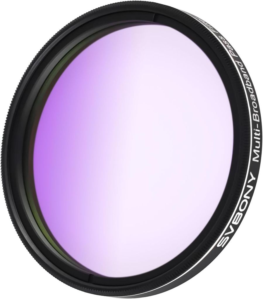 Svbony SV260 Teleskopfilter, 2'', Grenzwerttiefe OD4, M48*0.75, Hohe Lichtdurchlässigkeit, Teleskopzubehör für Galaxien Emissionsnebel Astrofoto...