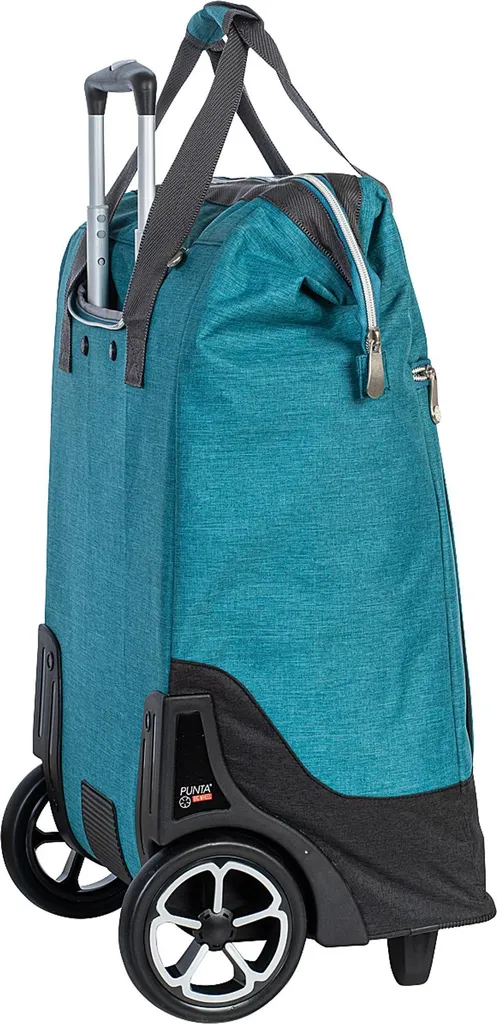 PUNTA Shopping Trolley 40L Ocean Teal: Robustezza e Volume XL - 4