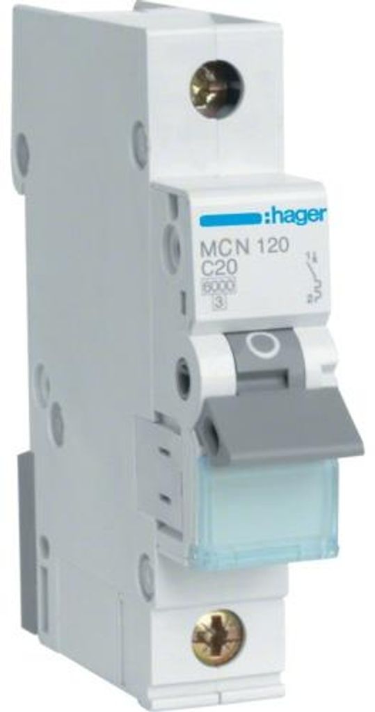Hager MCN120E, 230 - 400 V Produktbild 