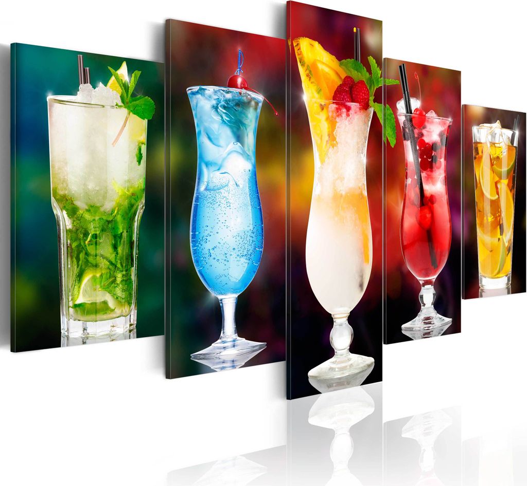 Modernes Wandbild 030107-16 (200x100) - 5 Teilig Bilder Fotografie auf Vlies Leiwnand Foto Bild Dekoration Wand Bilder Kunstruck