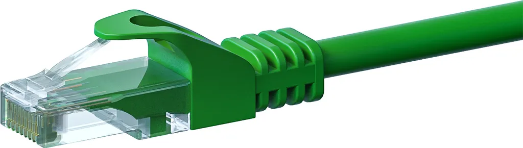 Cavo Rete CAT 6 0,5m Verde U/UTP CCA | Fornitura Ufficio LAN