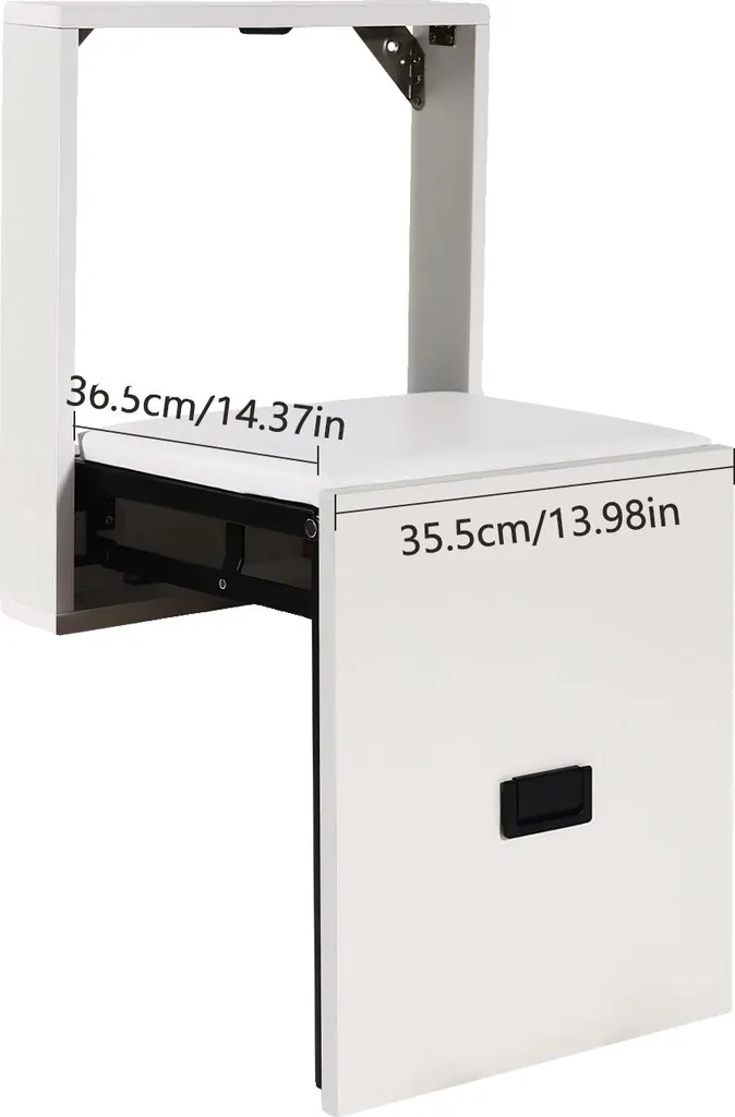 Siège mural escamotable pour entrée, tabouret de change blanc robuste