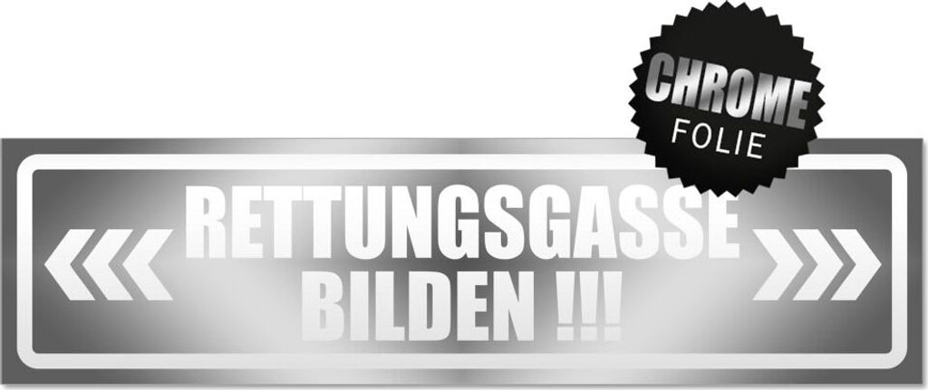 Rettungsgasse bilden invertiert Magnetschild Schild magnetisch