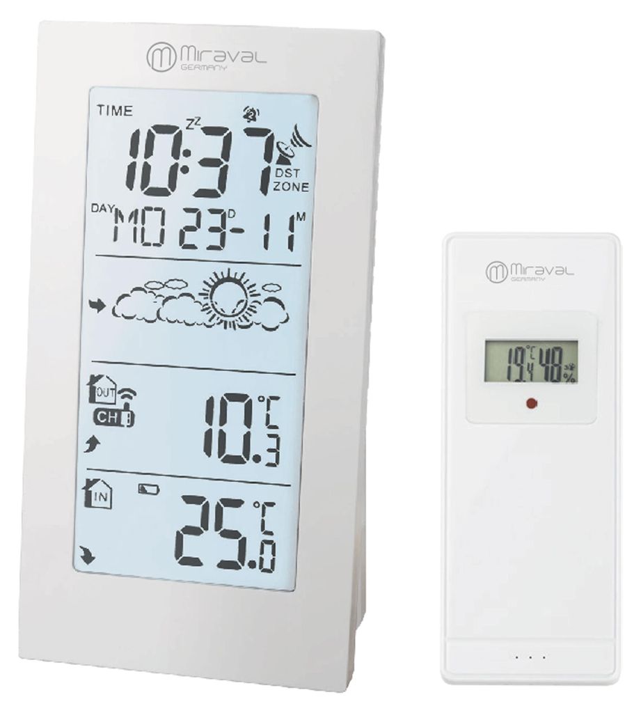 Miraval Funk-Wetterstation Basic – DCF77, Außensensor 100 Produktbild 