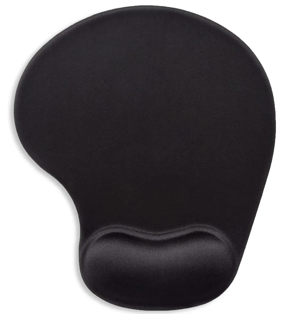 Tapis de souris ergonomique avec repose-poignet en gel motif marbre