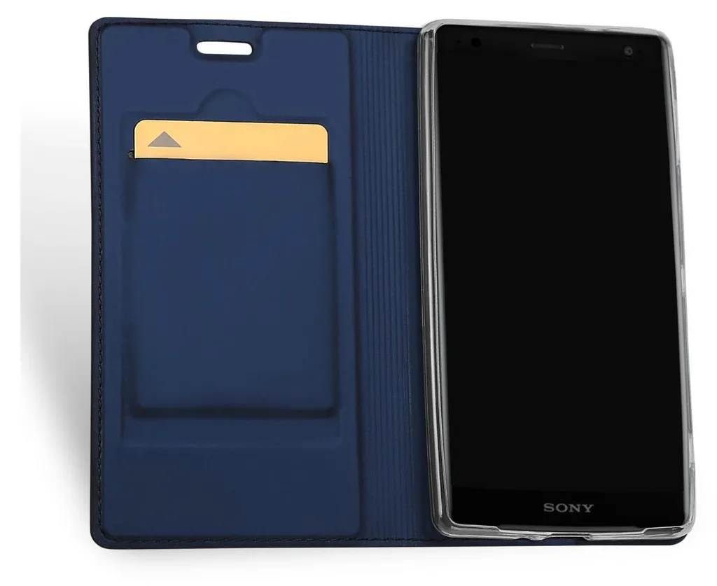 Custodia Sony Xperia 10 Iv Custodia A Portafoglio Per Sony Xperia 10 IV, Blocco RFID Cover Cover In Ecopelle Marrone