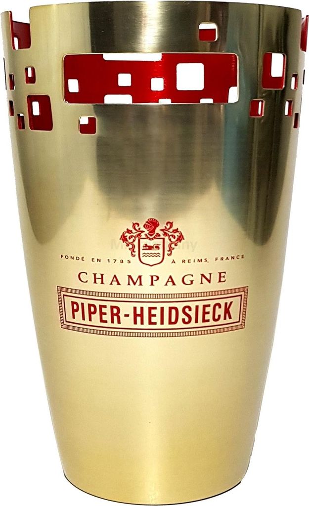 Piper-Heidsieck Champagner Kühler Metall