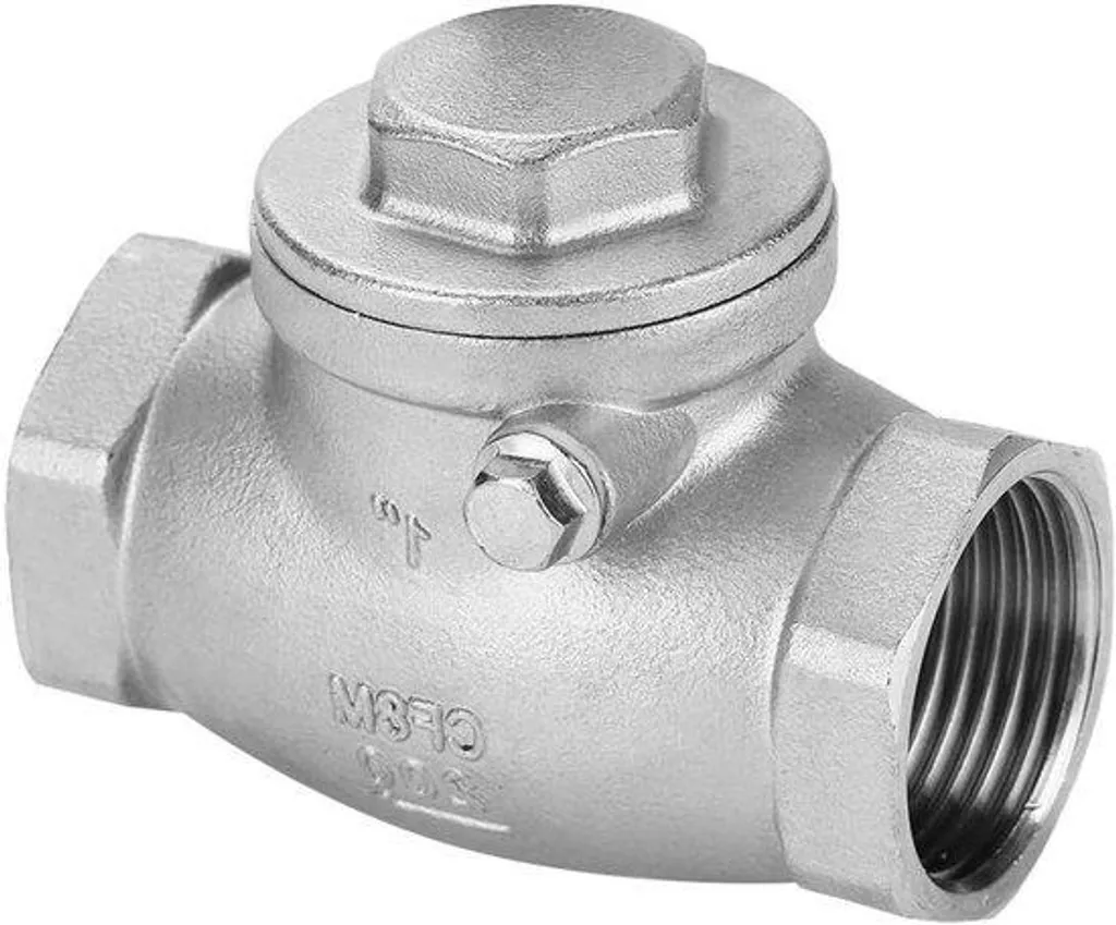 Clapet anti-retour DN25 contre reflux d'eau et huile inox 1 pouce