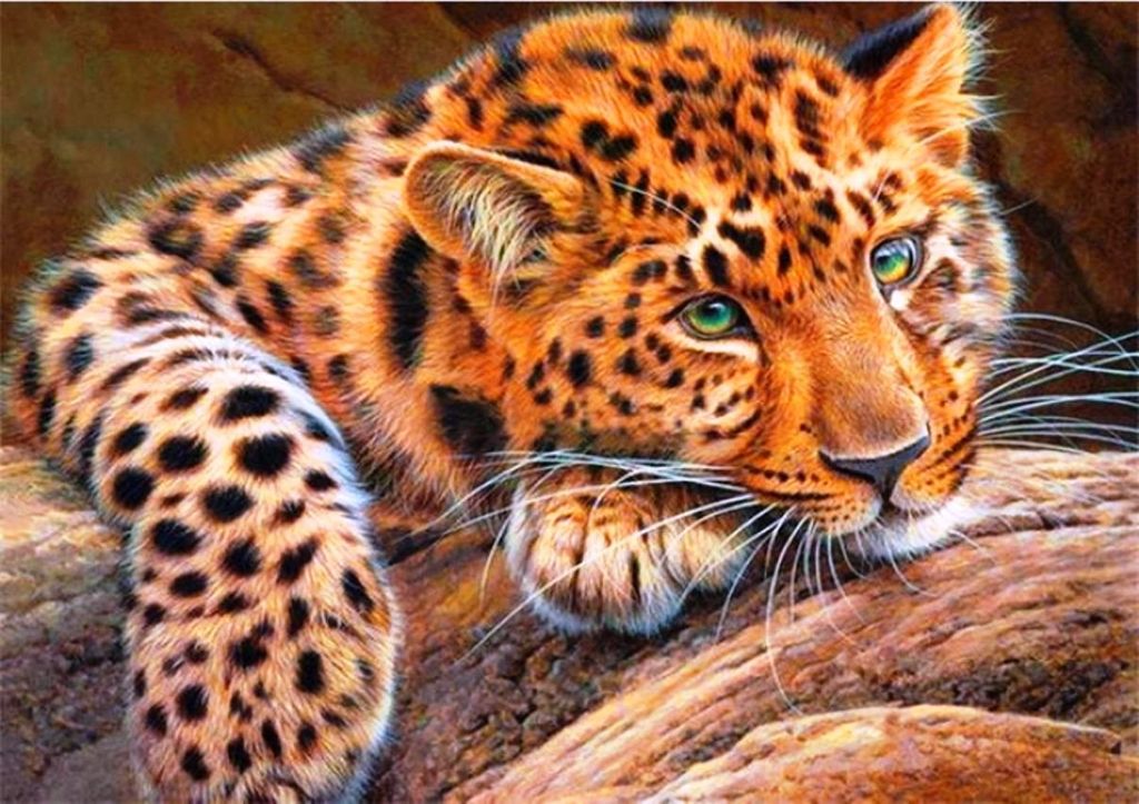 Diamond Painting Vollbild 30x40 mit runden Steinen Produktbild 