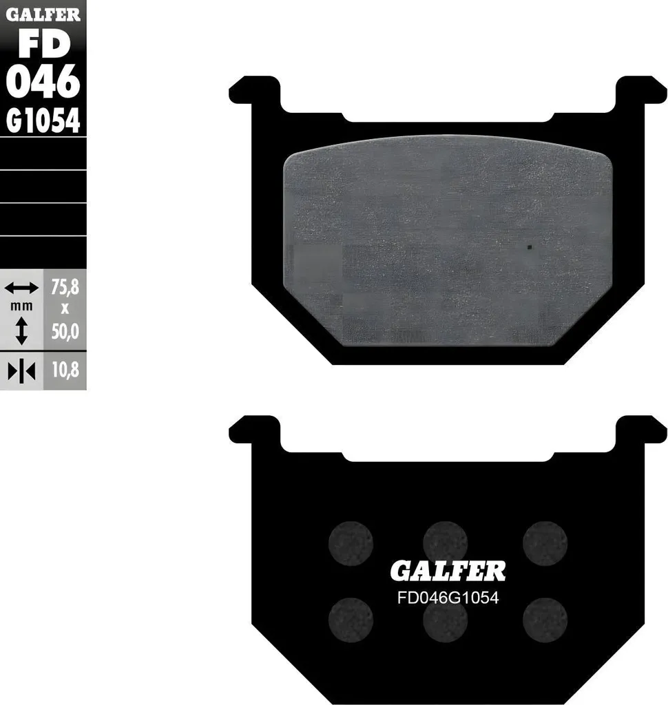 Plaquettes de frein Galfer FD046G1054 pour Suzuki GS 650 1000