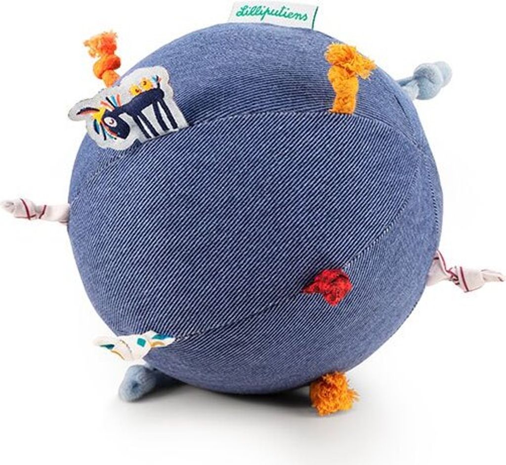 Lilliputiens sensorischer Ball Ignace - weicher Spielball für Babys und Kleinkinder