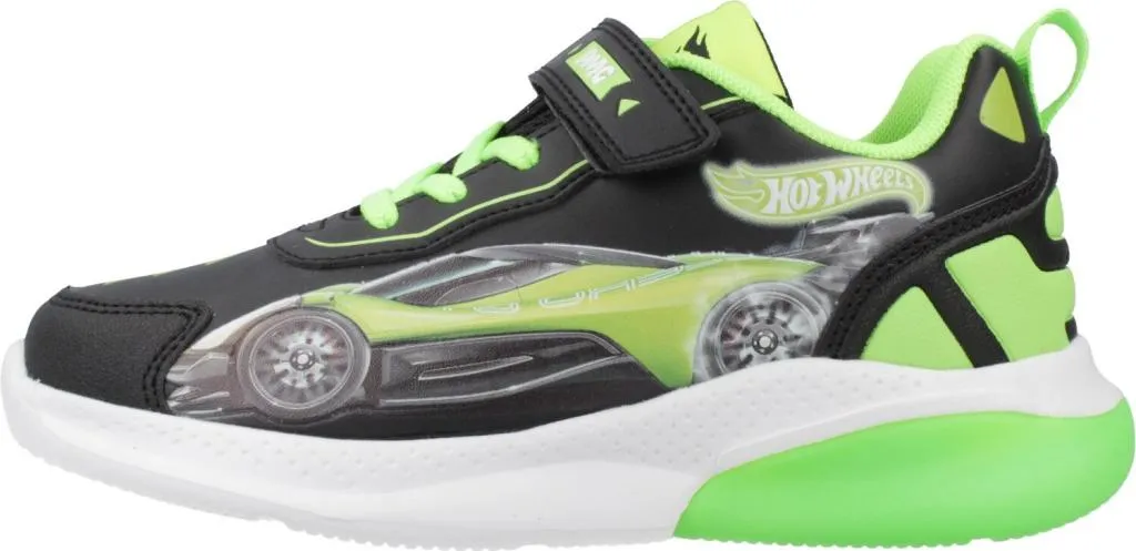 Baskets Primigi Hot Wheels Noir : Chaussures Garçon à Scratch Taille 28 - 2