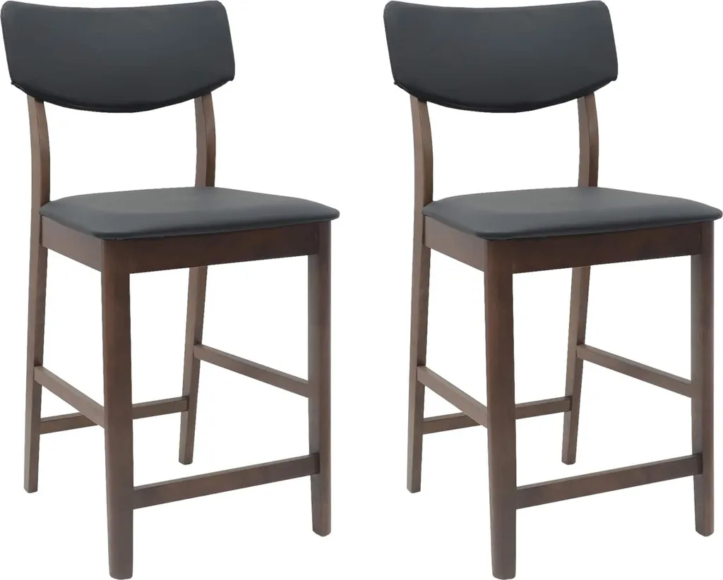 Lot de 2 chaises de salle à manger 48x49x95 cm avec assise ergonomique