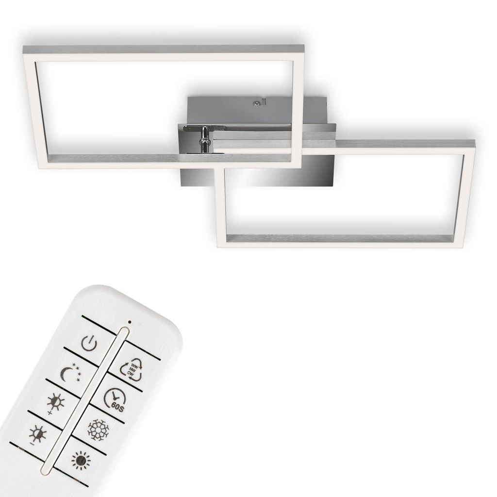 Briloner CCT LED designerska lampa sufitowa kwadratowa Zdjęcie produktu 