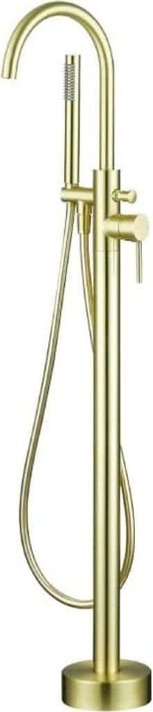 Freistehende Wannenarmatur Einhebelmischer DEBRIO gold