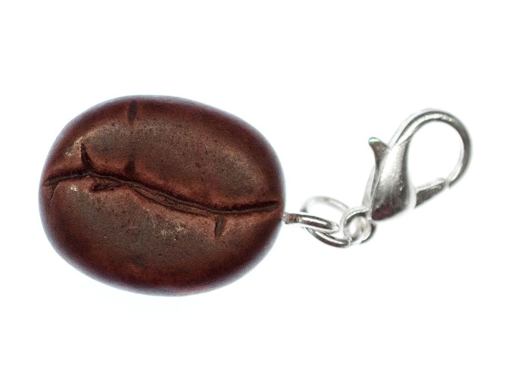 Kaffeebohne Charm Miniblings Anhänger Bettelanhänger Kaffee Frühstück Koffein