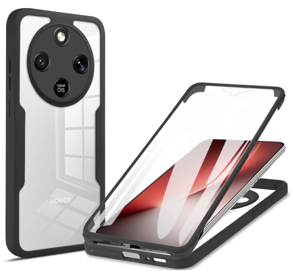 360 Grad Handyhülle für Honor Magic 8 Lite mit Display & Produktbild 
