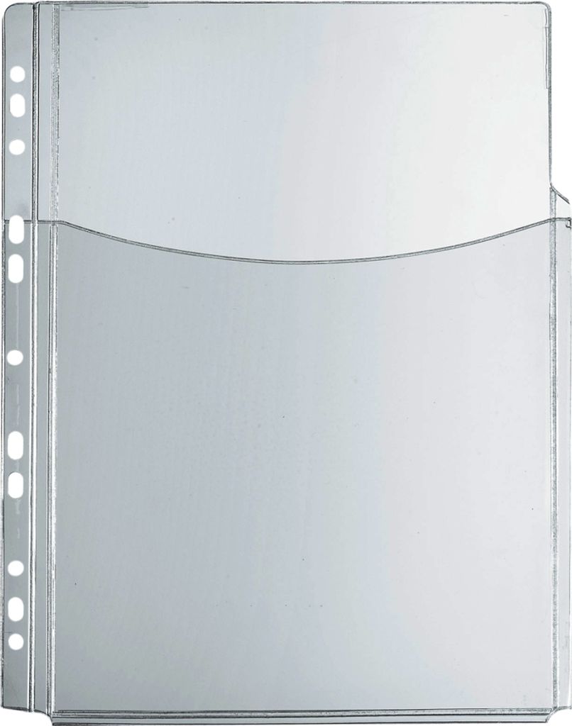 herlitz Porte-brochures avec pochette pliable, DIN A4, PVC, Image du produit 