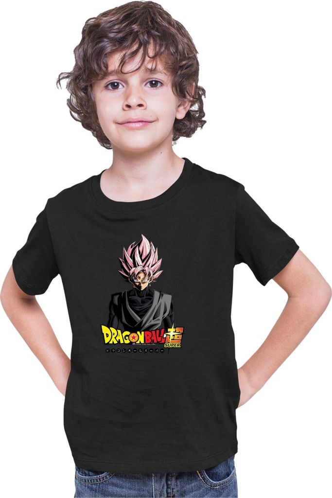 Kinder T-Shirt Dragon Anime Manga Ball Z Goku 10, 3-4 Jahr - 104 / Schwarz