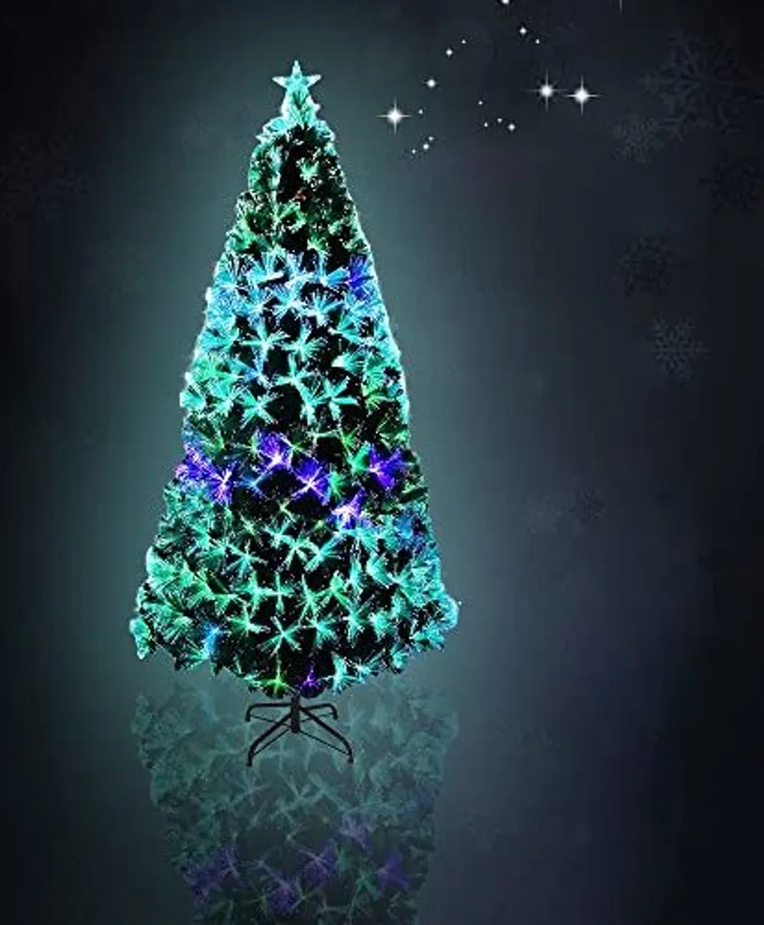 Arbre de Noël Artificiel Lumineux Décoration Intérieure 240cm