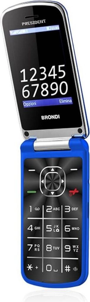 Brondi President, Vyklápací, Dual SIM, 7,62 cm (3"), 1,3 Obrázok produktu 