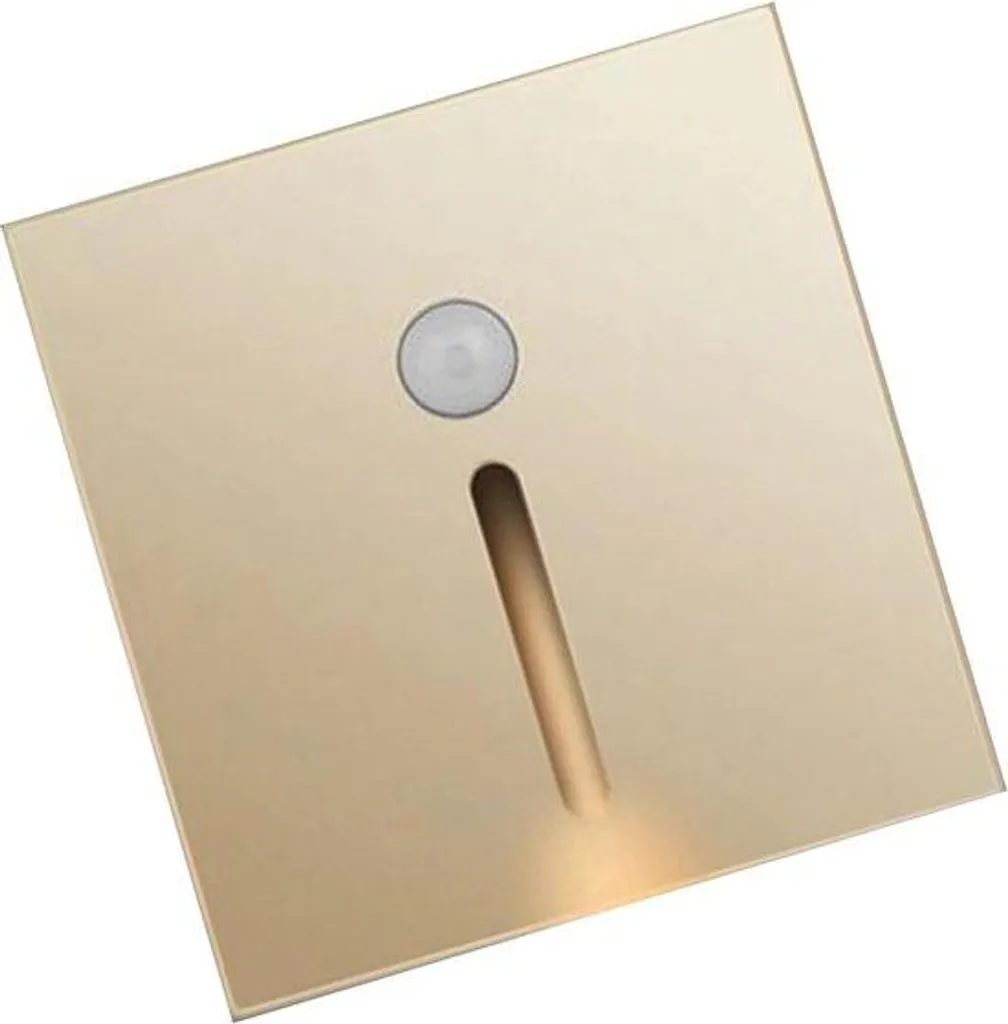 Éclairage de couloir LED doré avec détection de mouvement pour la nuit