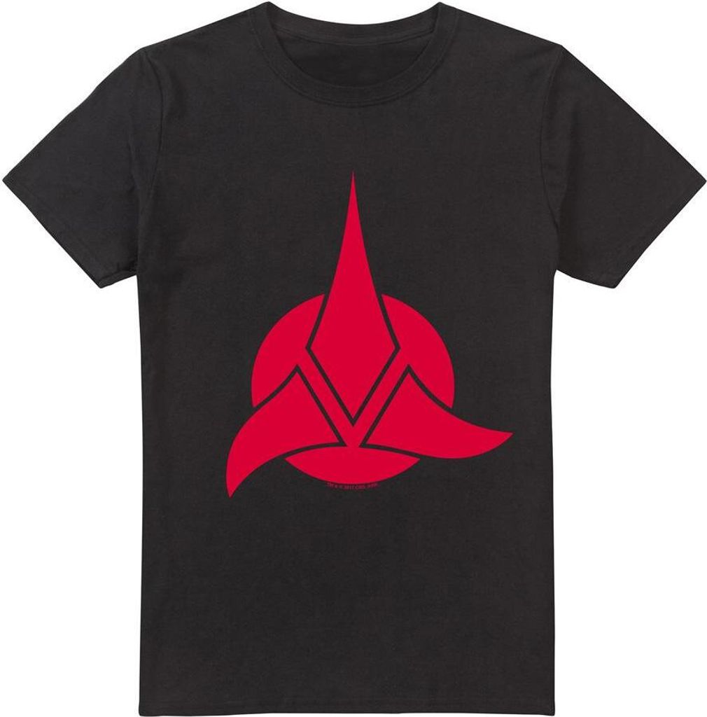 Star Trek - "Klingon" T-Shirt für Herren TV5828 (XL) (Schwarz)