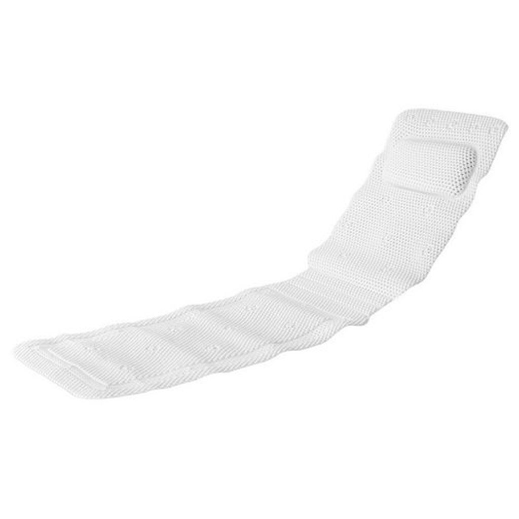 Wanneneinlage Badewannenmatte mit Kissen Weich rutschfest Antibakteriell, 1-tlg.(Weiß)