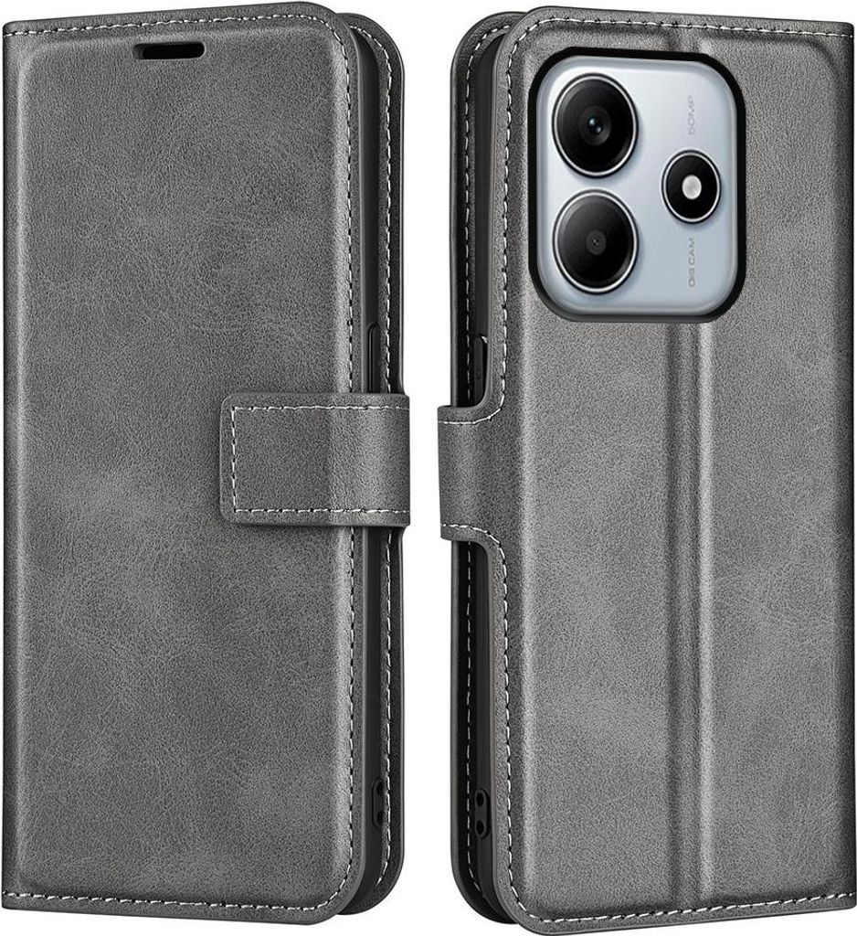 Xiaomi Redmi Note 14 5G Hülle - Coverup Deluxe Klapphülle - Grau