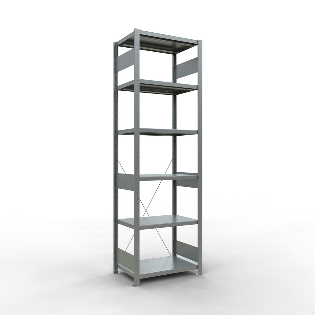 Stecksystem Grundregal - 2500x 750x500 mm, Typ 250 kg
