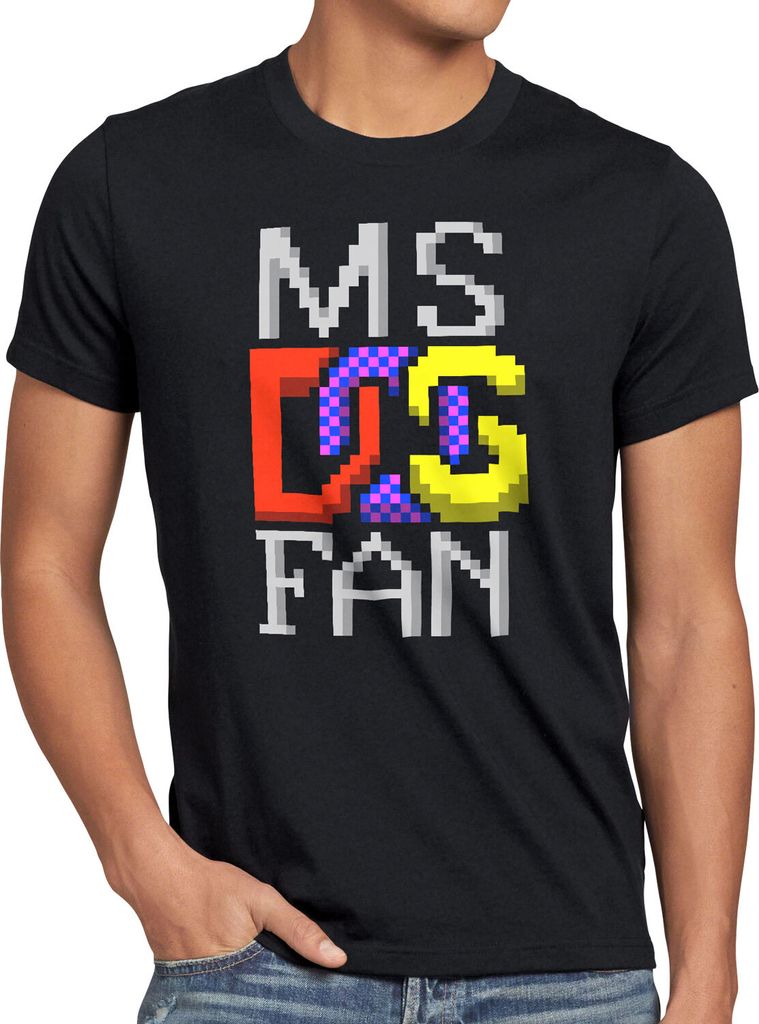 A.N.T. DOS Fan Herren T-Shirt retro computer classic