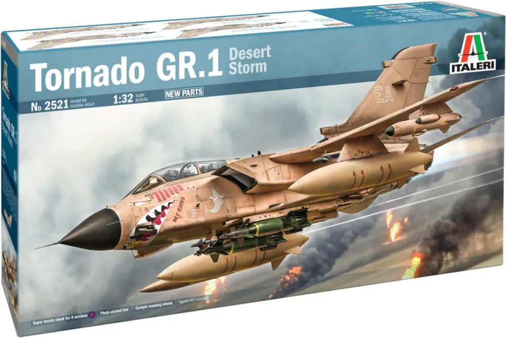 Maquette à Construire Tornado GR.1 Italeri 1:32 pour Modéliste Confirmé