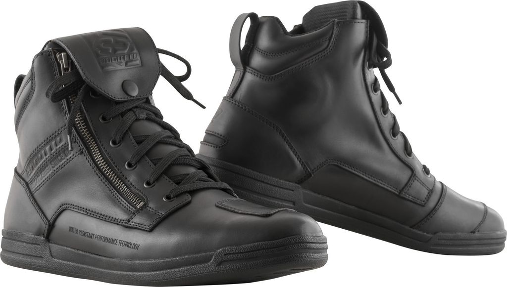 Bogotto Brooklyn wasserdichte Motorrad Schuhe, schwarz, 36