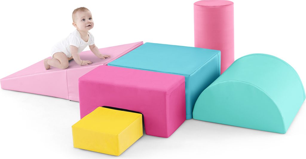 COSTWAY 6 KS. Pěnové stavební bloky, obří stavební bloky na Obrázek produktu 1