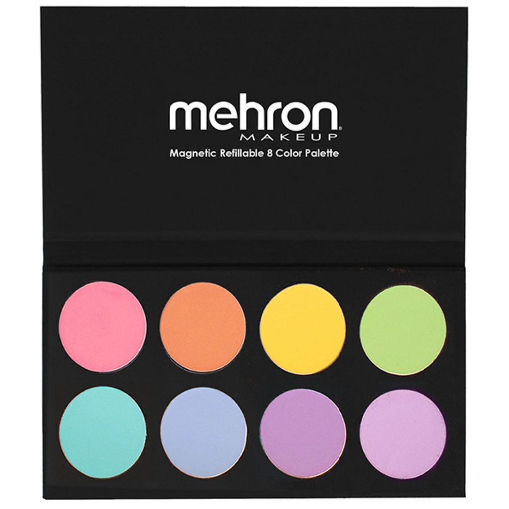 Mehron paradise makeup aq 8-color palette pastel