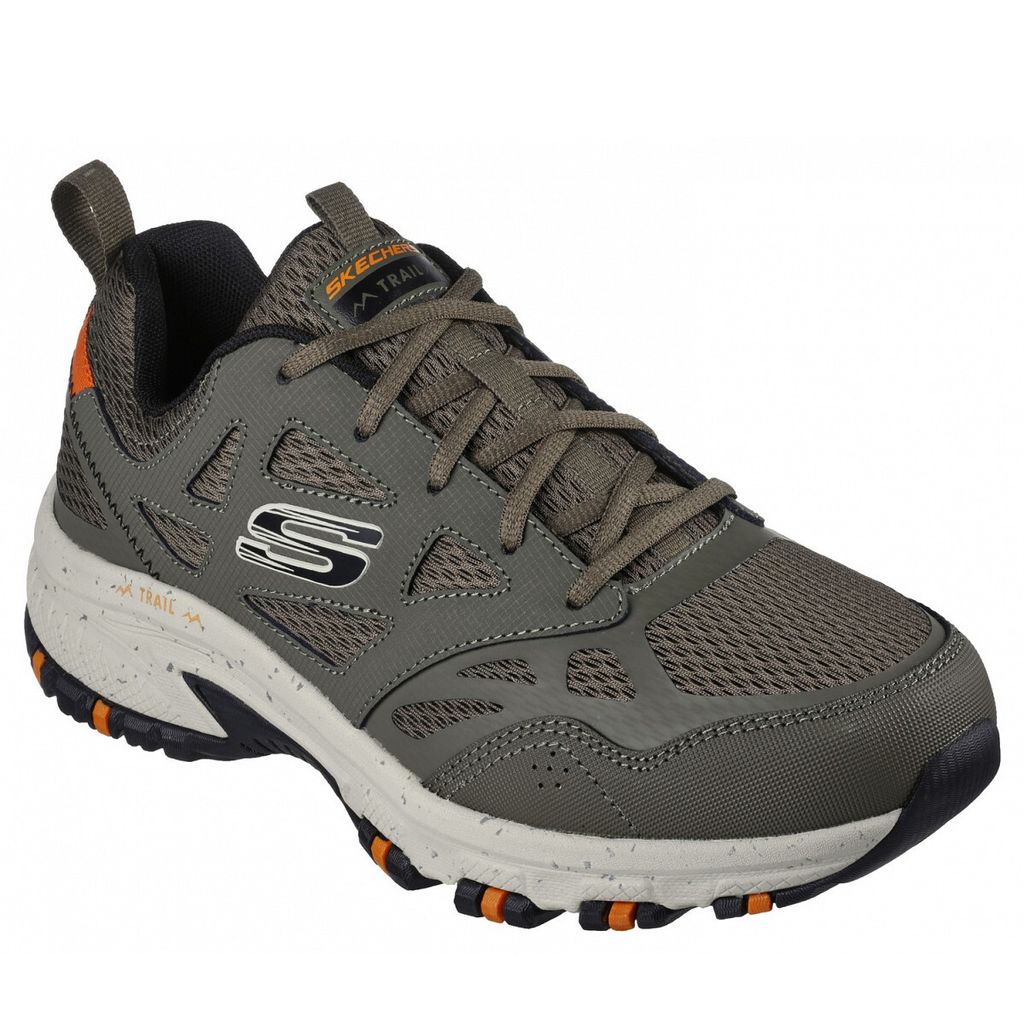 Skechers Hillcrest  sportlicher Schnürer Grün Produktbild 