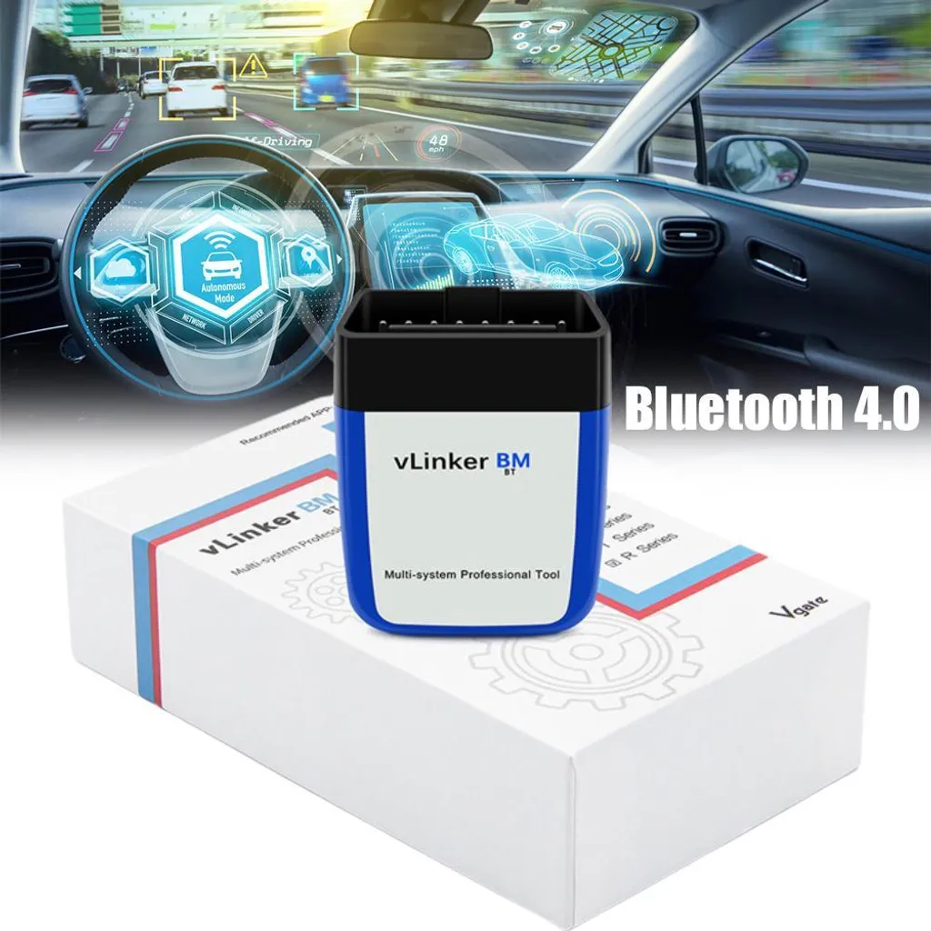 Vgate vLinker BM+ OBD2 V2.2 Bluetooth 4.0 Diagnostic pour BMW et iOS