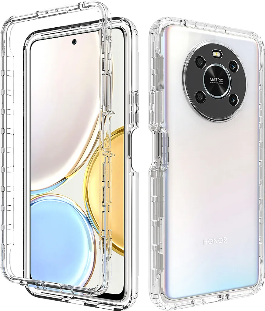Honor X9 Custodia, Custodia protettiva ibrida trasparente posteriore in TPU antiurto per Honor X9 5G/4G Clear