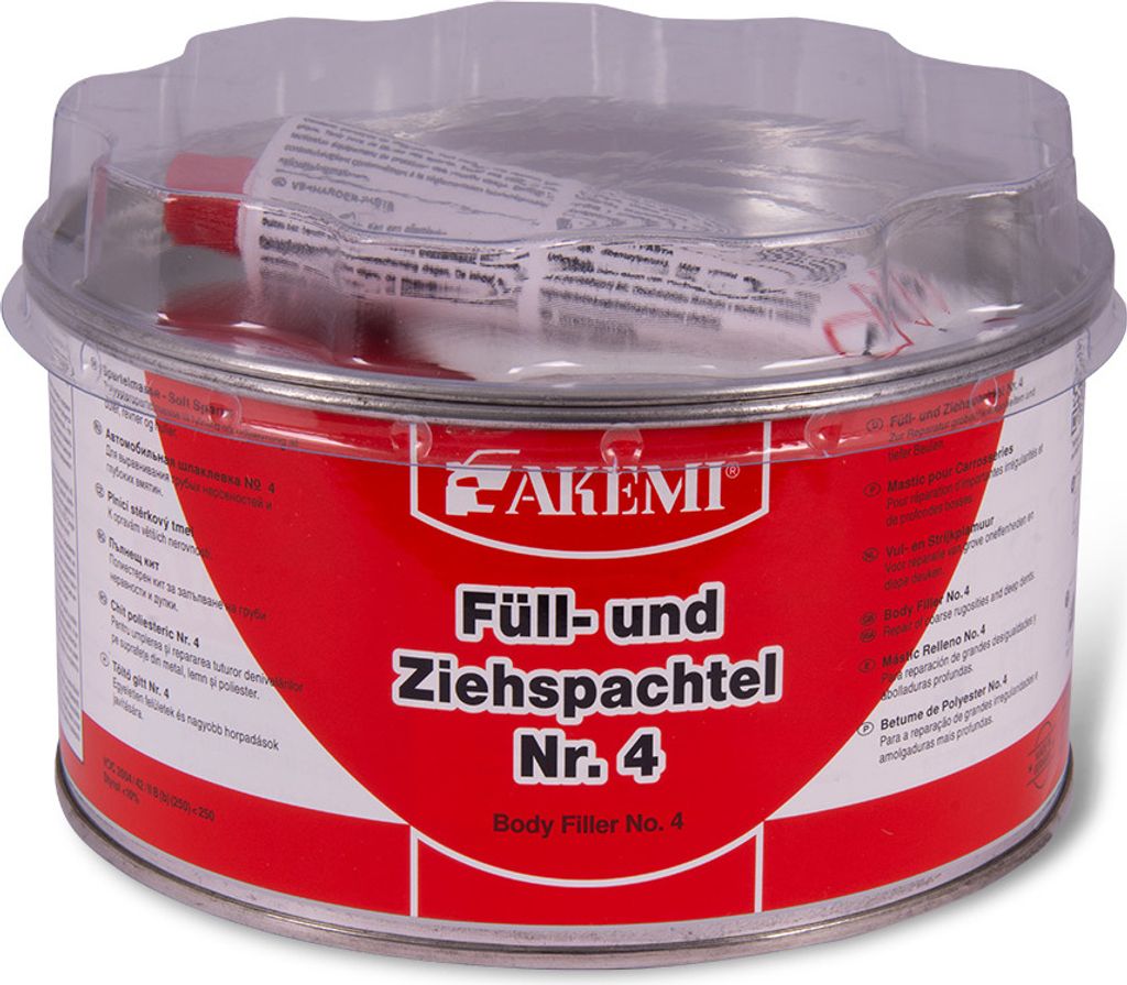 Akemi Füll und Ziehspachtel Nummer 4 für Industrie und Produktbild 