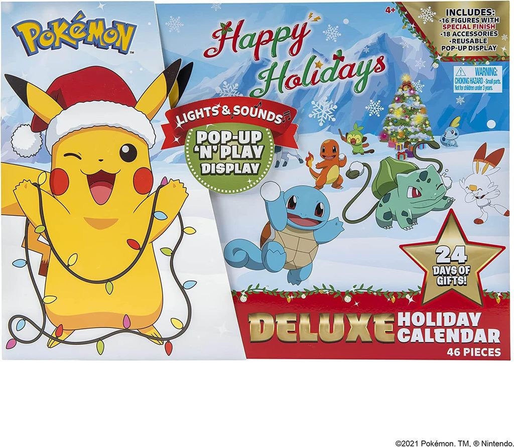 Pokémon - Adventskalender - DELUXE mit 16 exklusiven Produktbild 