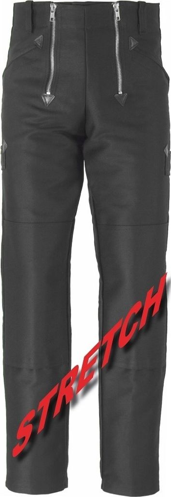 JOB Zunfthose OLE STRETCH-Pilot schwarz mit Kniepolstertaschen 44