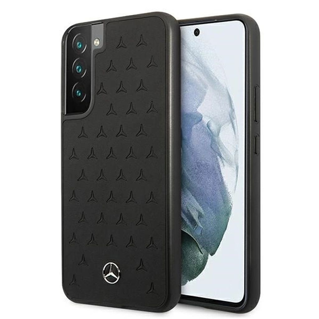 Telefoontasje Mercedes, leren, sterrenmotief, voor Samsung Productafbeelding 