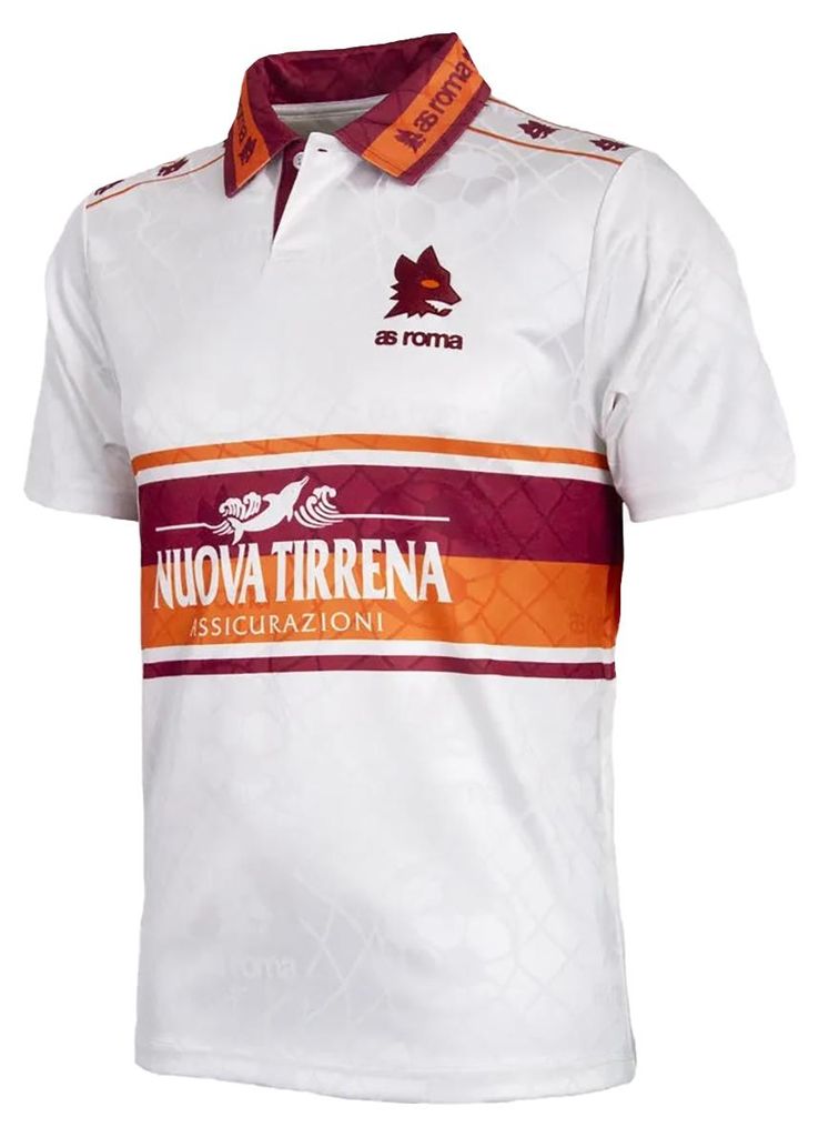 COPA Retro Trikot AS Roma Auswärtstrikot 1994/95 white XL