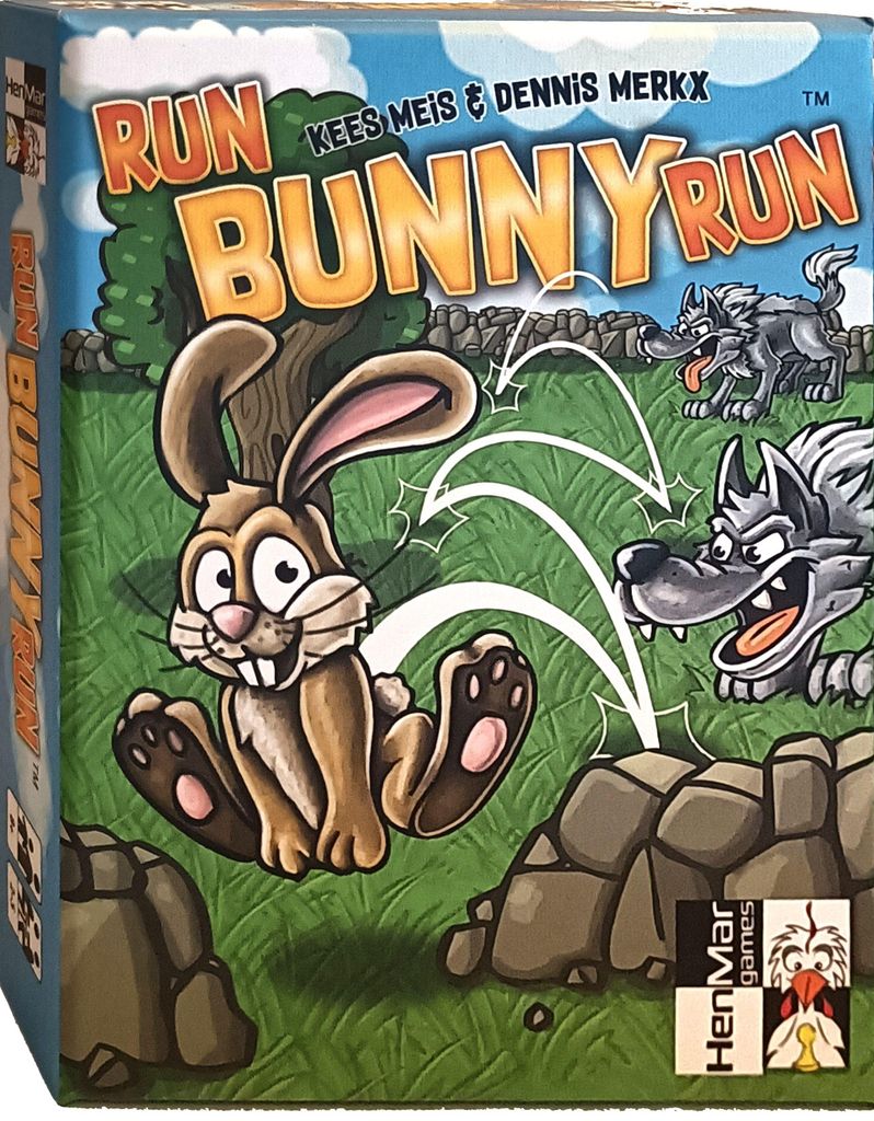 Boosterbox Lernspiel Run Bunny Run - buntes Kartonspielzeug