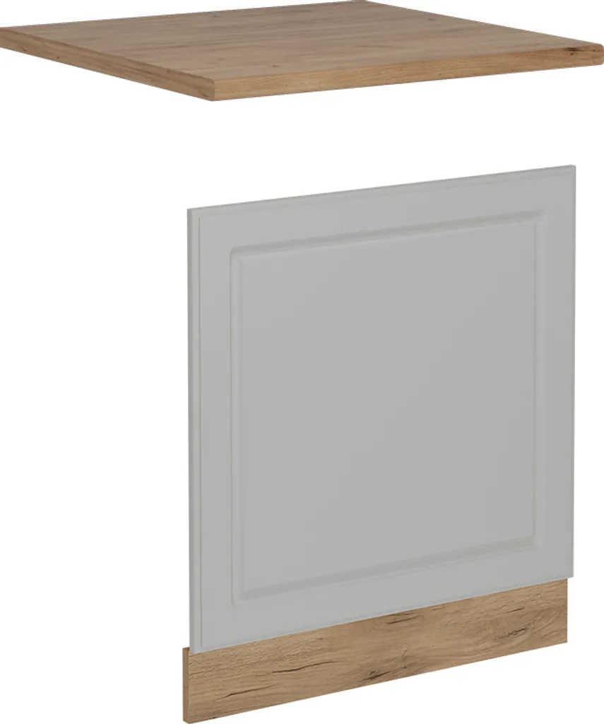 Pannello Frontale Vicco R-Line per Lavastoviglie 60cm Quercia Bianca