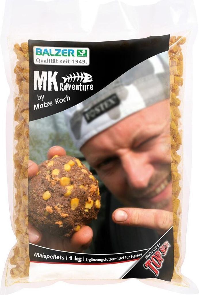 Balzer Matze Koch 2,5kg Mais-Pellets mit Amino-Mantel