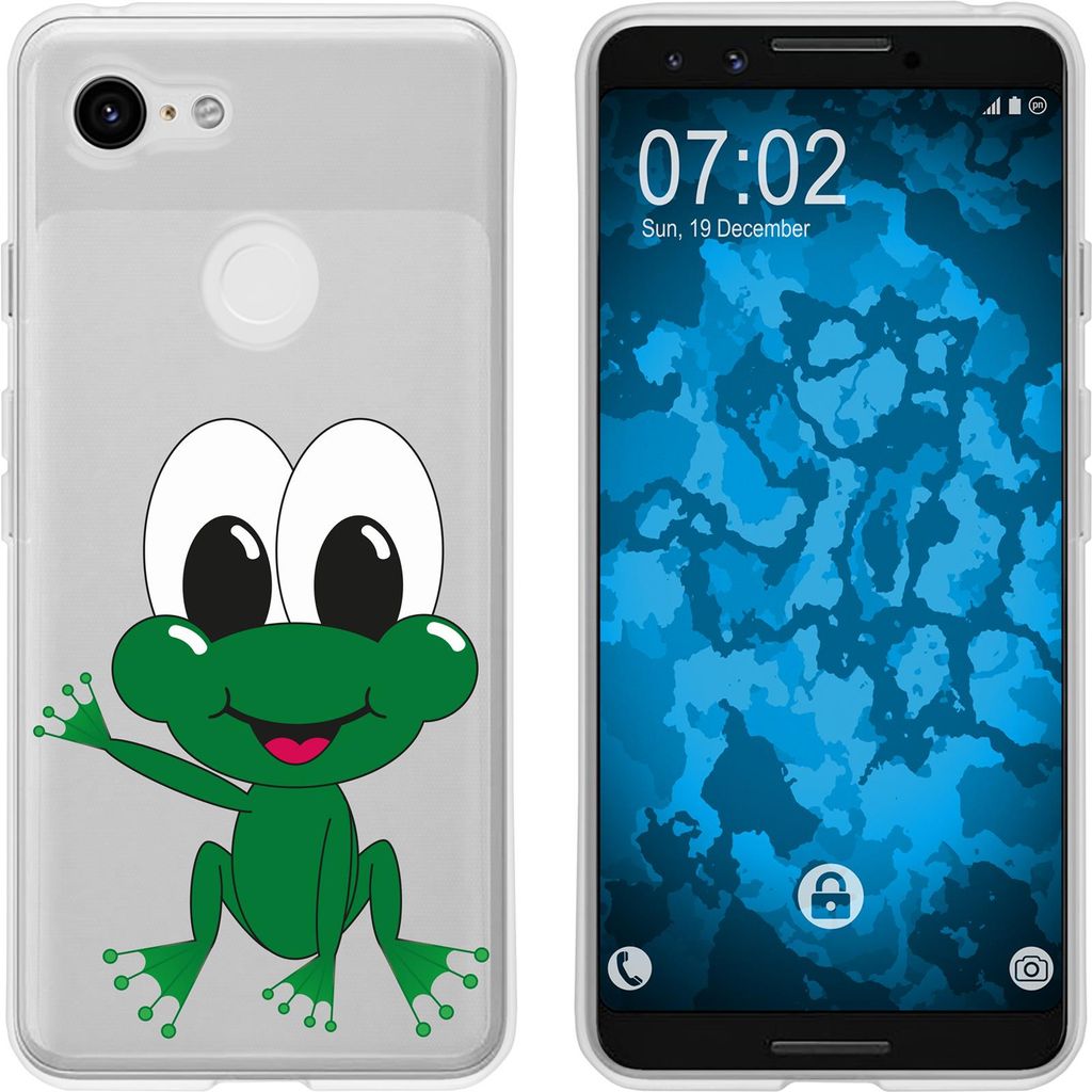 PhoneNatic Case kompatibel mit Google Pixel 3 Silikon-Hülle Cutiemals M2